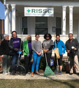 Excelsior Staff volunteer at RIISE