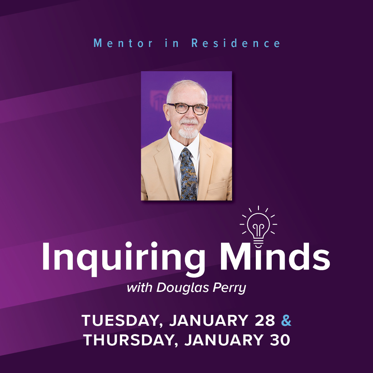 Inquiring Minds 1:1 Zoom Networking Meetings with Douglas Perry